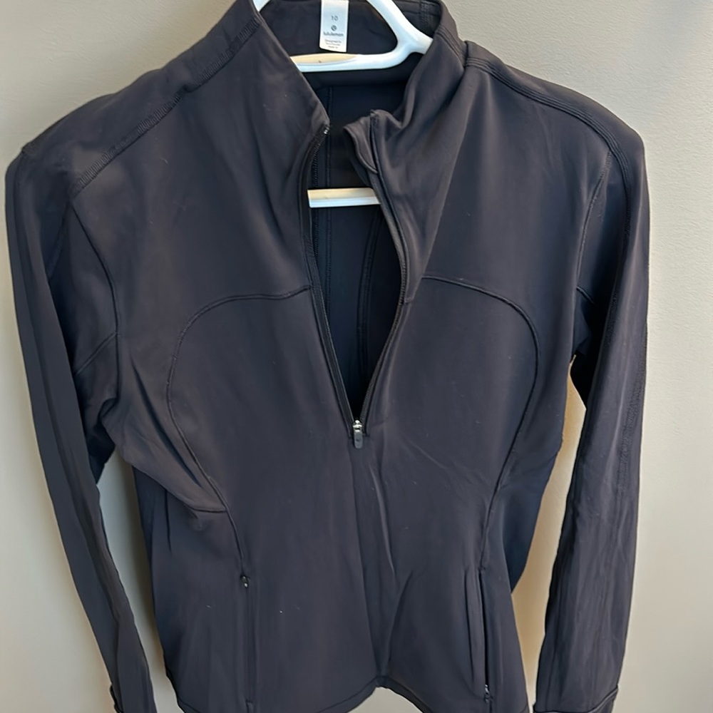 lululemon athletica Black Full-Zip Long Sleeve Jacket